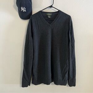 Eddie Bauer cotton cashmere men sweater